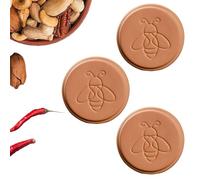 Brown Sugar Keeper, Brown Sugar Saver, Reusable Container Disc, Brown Sugar Softener Alternative for Food Storage (3pc)