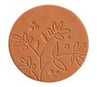 Brown Sugar Keeper Saver, Terracotta Brown Sugar Saver Multiple Uses for Food Storage Containers Keeper Disc to Maintain Food Moisture During Storage Bowl Reusable and Grade Safe (D)