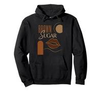 Brown Sugar Melanin Black Girl Afro Queen Beauty Pullover Hoodie