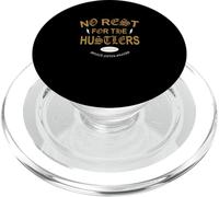 Brown The Hustle Never Sleeps Brown Graphic PopSockets PopGrip for MagSafe