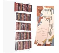 Brown Theme Bible Tabs for Women/Men/Kids, 100 Laminated Catholic Bible Tabs, Old and New Testament, Index Tabs for Study Bible, Christian Gift