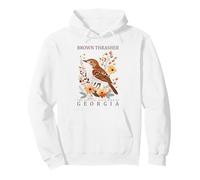 Brown Thrasher Official Georgia State Bird Pullover Hoodie
