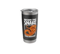 Brown Tree Snake Stainless Steel Insulated Tumbler