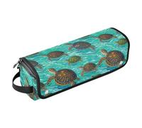 Brown Turtle 2 in 1 Hair Tools Organizer with Removable Heat Resistant Mat Large Capacity Hair Straighteners Organizer for Flat Iron Hot Tools and Haircare Accessories, Women Essentials