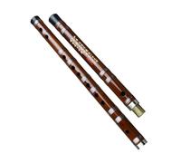 Brown Two-section Flute Handmade Bamboo Flute Wind Instrument Suitable For Beginners Professional Performance To Bamboo Flute (Color : F)