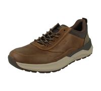 (Brown, UK 10.5) Mens Rieker Extra Wide Fit Casual Shoes 06000