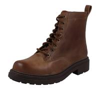 (Brown, UK 7) Ladies Clarks Chunky Sole Combat Style Boots - Orinoco3 Style