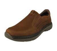 (Brown, UK 7) Mens Clarks Slip On Shoes Clarks Pro Step - H Fit