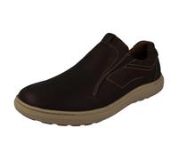 (Brown, UK 8) Mens Clarks Casual Slip On Shoes Mapstone Step - H Fit