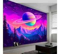 Brown Vector Art Vintage Library Elf Wall Mural Wallpaper - Non-Woven Decorative Wallpaper, Premium Wall Print Art for Living Room Bedroom Decoration Poster, W400 x H280 cm