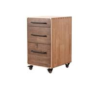 Brown Vertical Storage Cabinet with Drawers Under Desk File nizer Removable Low Chest for Efficient Waste Disposal & Storage Solutions Space-Saving Design