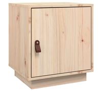 vidaXL Bedside Cabinet 40x34x45 cm Solid Wood Pine, Brown