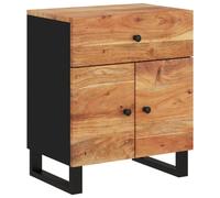 Bedside Cabinet 50x33x60 cm Solid Wood Acacia&Engineered Wood