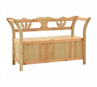 (brown) vidaXL Bench 107x45x75.5 cm Solid Wood Fir Hall Bench Seat Chair Multi Colours
