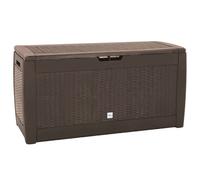 (brown) vidaXL Garden Storage Box Outdoor Cushion Deck Chest Patio Tool Pillow Chest