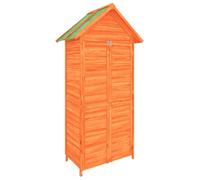 (brown) vidaXL Garden Tool Shed Outdoor Tool Organiser Sentry Shed Solid Wood Pine