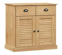 (brown) vidaXL Sideboard Storage Cabinet Cupboard with Drawers VIGO Solid Wood Pine