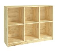 Vidaxl Book Cabinet 104X33X76 Cm Solid Pinewood