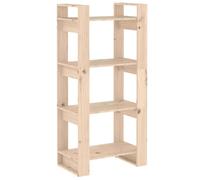 vidaXL Book Cabinet/Room Divider 60x35x125 cm Solid Wood