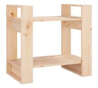 Book Cabinet/Room Divider 60x35x57 cm Solid Wood Pine