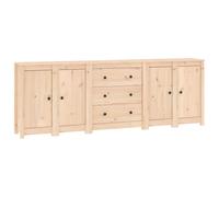 Vidaxl Sideboard 230X35X80 Cm Solid Wood Pine
