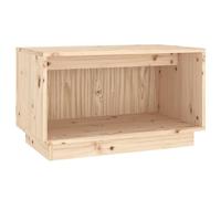 (brown) vidaXL Solid Wood Pine TV Cabinet Home Wall Mounted Shelf Stand Multi Colours