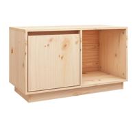 (brown) vidaXL Solid Wood Pine TV Cabinet Living Room TV Stand Furniture Multi Colours