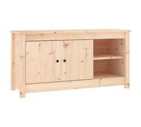 (Brown) vidaXL Solid Wood Pine TV Cabinet TV Console Media Unit Cabinet Multi Colours