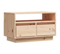 (brown) vidaXL Solid Wood Pine TV Cabinet Wooden Hifi Cabinet TV Stand Multi Colours