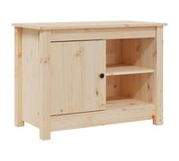 (Brown) vidaXL Solid Wood Pine TV Cabinet Wooden TV Console Sideboard Multi Colours