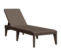 (brown) vidaXL Sun Lounger Daybed Chaise Lounge Bed Outdoor Sun Bed Cappuccino PP