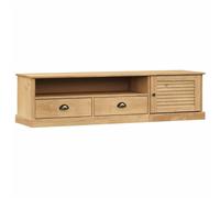 Vidaxl Tv Cabinet Vigo 156X40X40 Cm Solid Wood Pine, Brown