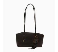 brown vintage shoulder bag for women, y2k 90s Top Handle bowler bag with zipper, japanese soft faux leather tote bag, fall aesthetic trendy designer handbags