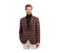 Brown Virgin Wool Silk Linen Blend Blazer - male - Brooks Brothers - Blazers - Brown - XL - Jackets XL