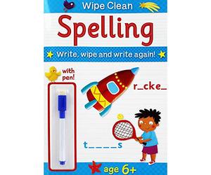 Brown Watson Wipe Clean Spelling - Ages 6 Plus