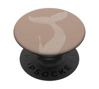 Brown - Whale Fin Orcas Rescue Orca Sea Animal Whale Ocean PopSockets Adhesive PopGrip