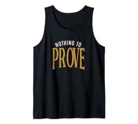 Brown What More to Say? Brown Graphic Tank Top