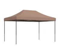 vidaXL Foldable Party Tent Pop-Up Brown 440x292x315 cm