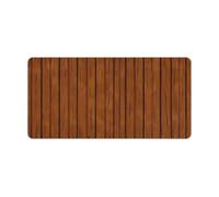 Brown Wood Pattern Keyboard Mat Large Gaming Mouse Pad, Anti-Slip Desk Mat for Desktop Desk Work/Home Writing Mat 11.8 * 23.6 Inches