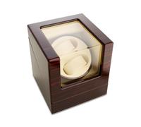 Brown Wooden Double Watch Winder - A19163