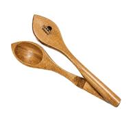 Brown Wooden Musical Spoons Folk Percussion Instrument - Traditional Irish Celtic Appalachian Hand Percussion - Acacia Wood Rhythm Spoons for Party Festival - US Made by Jim Cruise
