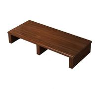 Brown Wooden Step Stool for Indoor/Outdoor Use Non-Slip Pads 12/15/20cm Height Safe & Sturdy Design for Seniors - Versatile 50×30×20cm Size