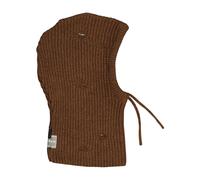 Brown Wool Balaclava with Unique Design - female - MM6 Maison Margiela - Accessories - Brown - M - Accessories M