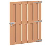 Brown WPC Garden Gate 100x112cm Privacy Fence Weather Resistant Outdoor