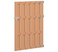 Brown WPC Garden Gate 100x150cm Privacy Fence Gate Weather Resistant