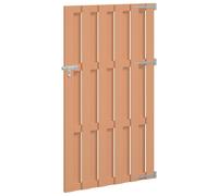 Brown WPC Garden Gate 100x180cm Privacy Fence Gate Weather Resistant