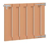 vidaXL Garden Gate 100 x 80 cm WPC and Aluminium Brown