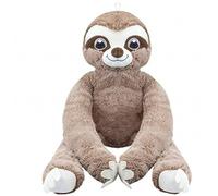 Brown Wraparound Soft Fill Sloth With Velcro Tabs On Hands & Feet (80 cm) 1 Pc. - Adorable Plush Toy, for Birthdays, Anniversaries, Valentine's Day, Holidays, & More