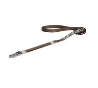 (Brown, XS) Reflective Dog Leash Heavy Duty Soft Padded Reflective Nylon for Walking Training Small Medium Large Dogs, Matching Collar Harness Sold Separately