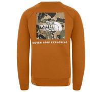(Brown, XS) The North Face Mens Crewneck Sweatshirt Winter Jumper